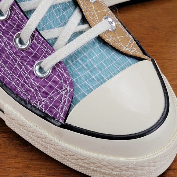 Converse Mens Chuck 70 Hi Quad Ripstop 166317C Dewberry/Iced Coffe/Egret Sze 9.5 - Picture 7 of 13